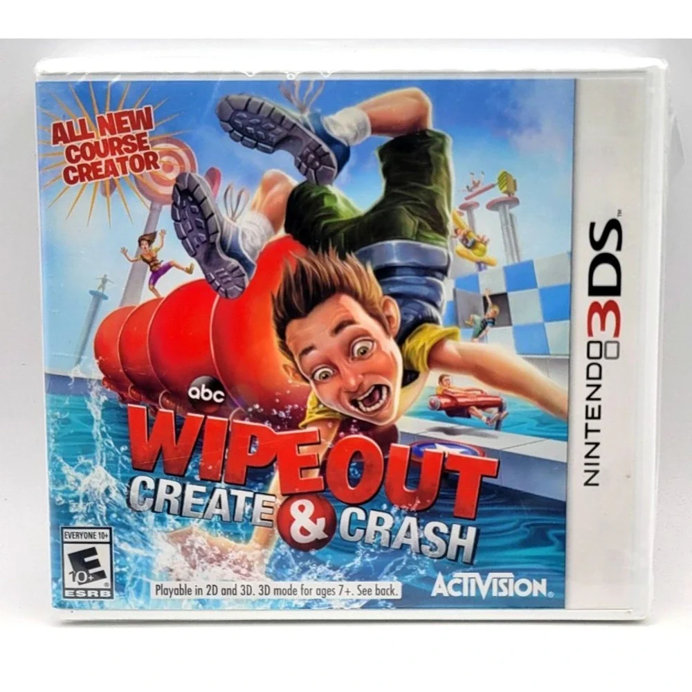 Wipeout Create & Crash Nintendo‎ 3DS FACTORY SEALED NEW 3DS GAME